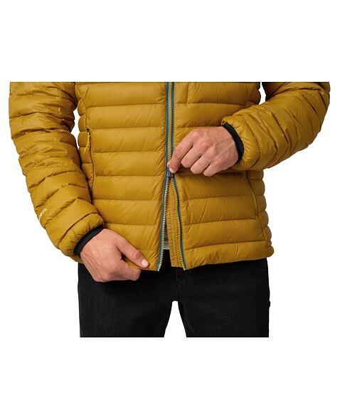 Pánská péřová bunda RAFIKI PROJECT, Dried tobacco