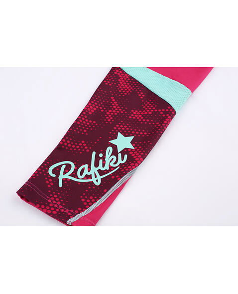 Legíny RAFIKI CAT L II PRINT Lady, hexa wine