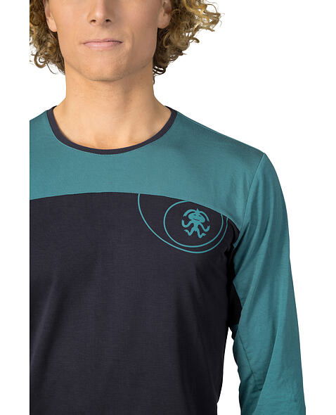 Tričko - dlhý rukáv RAFIKI PITONE Man, blue nights/brittany