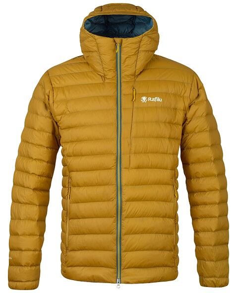 Pánská péřová bunda RAFIKI PROJECT, Dried tobacco