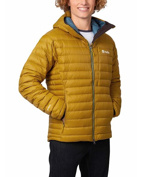 Pánská péřová bunda RAFIKI PROJECT, Dried tobacco