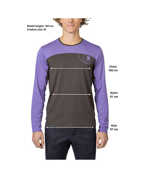 Pánské tričko s dlouhým rukávem RAFIKI PITONE